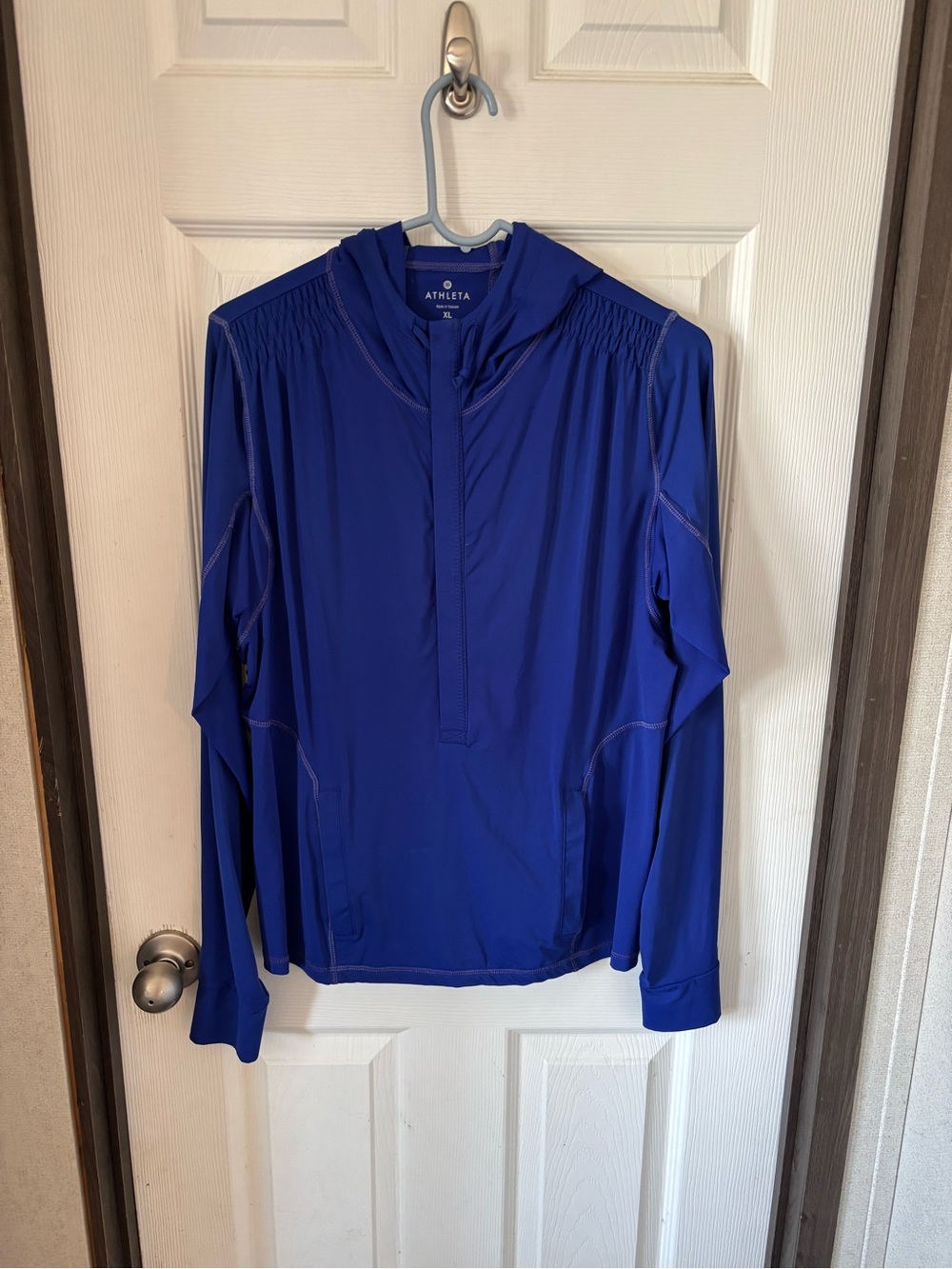 Athleta  Deep Blue Performance Hoodie Jacket